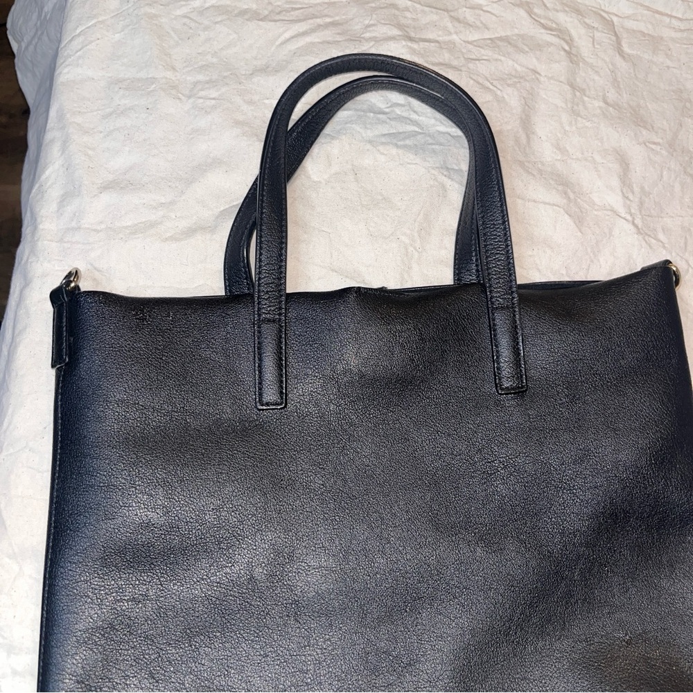 Saint Laurent Toy North/South Black Leather Tote - Picture 11 of 16